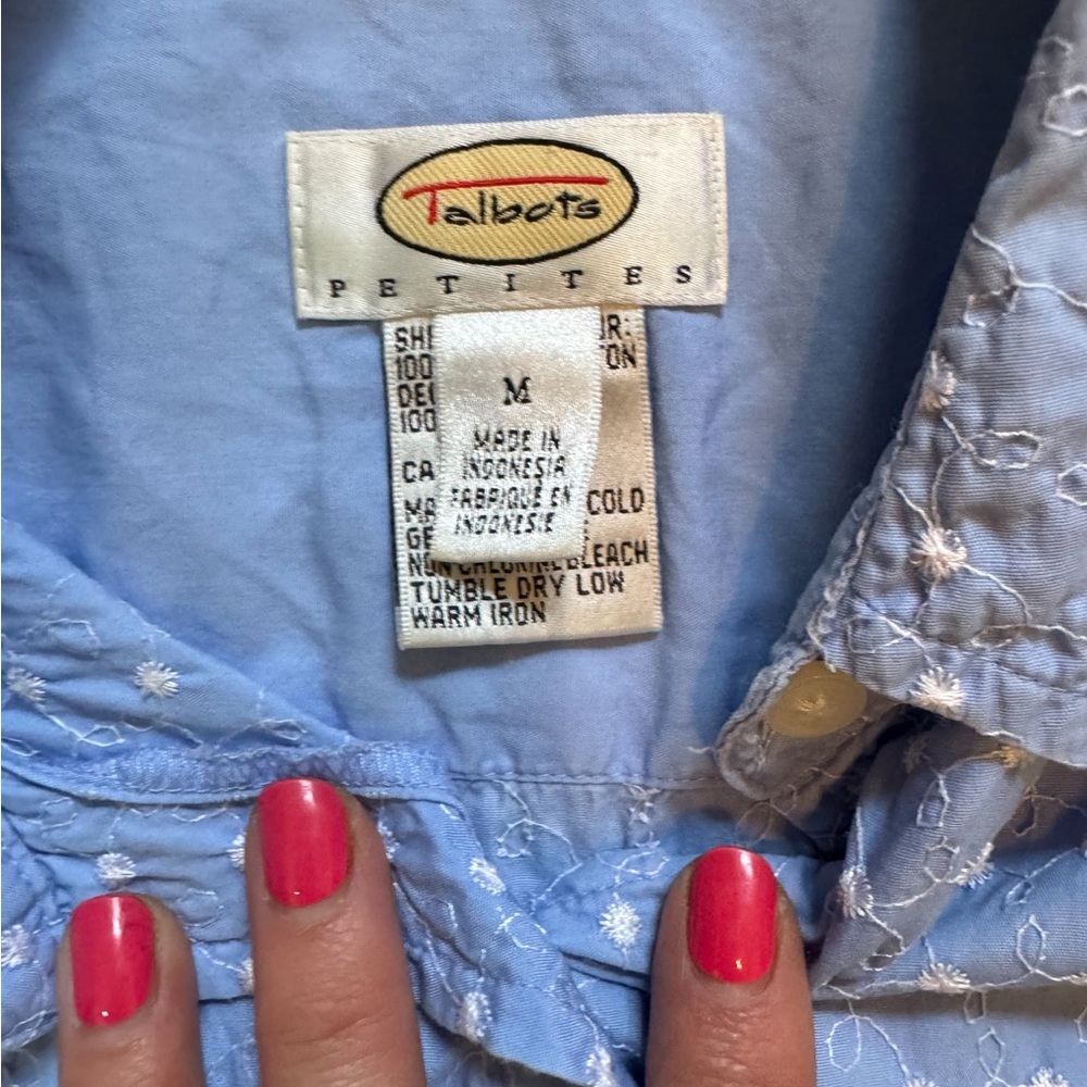 Talbots Petite Blouse - Picture 4 of 8